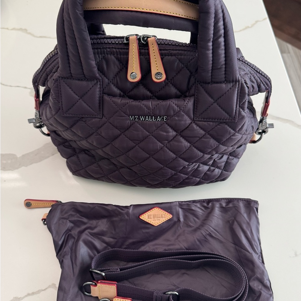 MZ Wallace Small Sutton Deluxe in Raisin (deep purple)